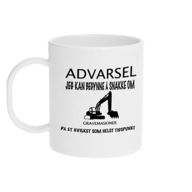 Hovedbilde ADVARSEL GRAVEMASKIN KOPP
