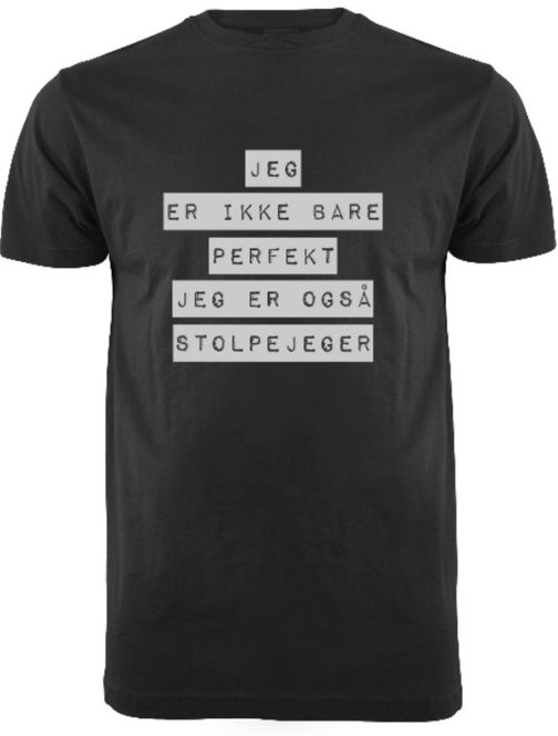 Hovedbilde PERFEKT STOLPEJEGER T-SKJORTE