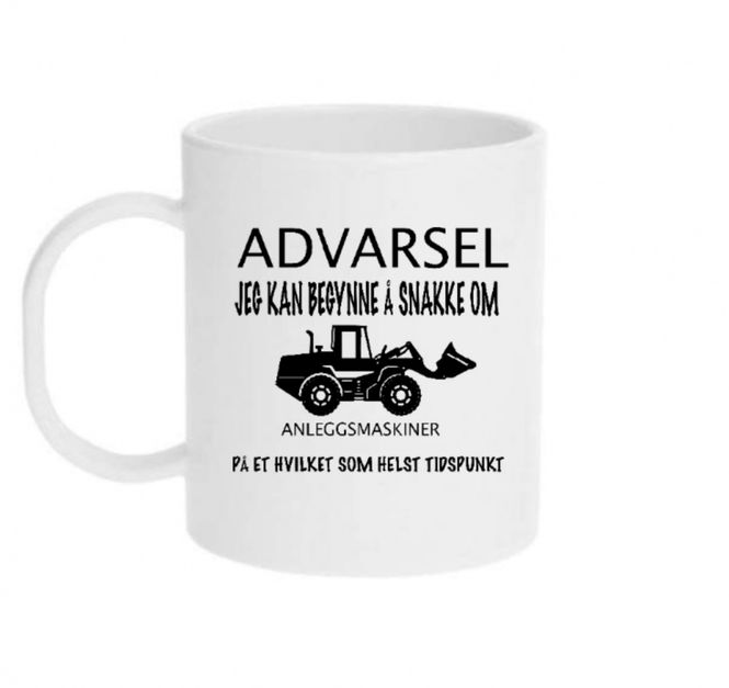 Hovedbilde ADVARSEL ANLEGGSMASKINER KOPP